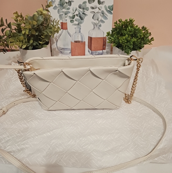 INC International Concepts Handbags - INC INTERNATIONAL CONCEPTSMichaelaa Woven Crossbody,In Bone